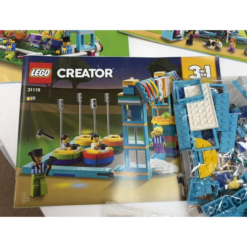 LEGO Creator 3-in-1 31119 Ferris Wheel Set 1002 pcs Ages 9+ Brick Separator New